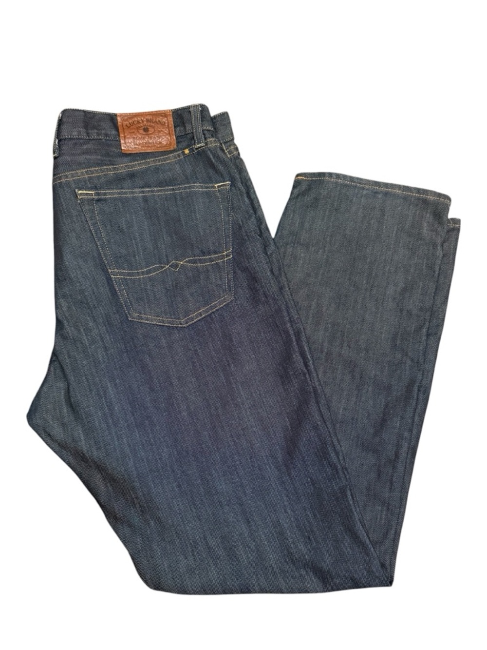 Lucky Brand Men’s 121 Heritage Slim Straight Dark Wash Jeans Size 38X32